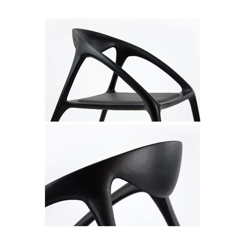 Olmecs Furniture Solid Ash Wood Armchair