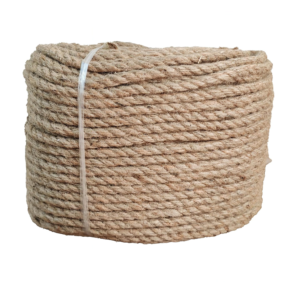 Strong Hemp 6mm x 91.4 mm  Twine Cord for DIY Crafts, Decoration, Gift Wrapping, Garden, Boating, Hanging and Packing and Pets - Eco-Friendly, Durable Utility Rope (4mm To 32mm)