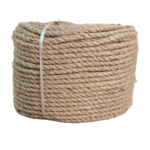 Strong Hemp 6mm x 91.4 mm  Twine Cord for DIY Crafts, Decoration, Gift Wrapping, Garden, Boating, Hanging and Packing and Pets - Eco-Friendly, Durable Utility Rope (4mm To 32mm)