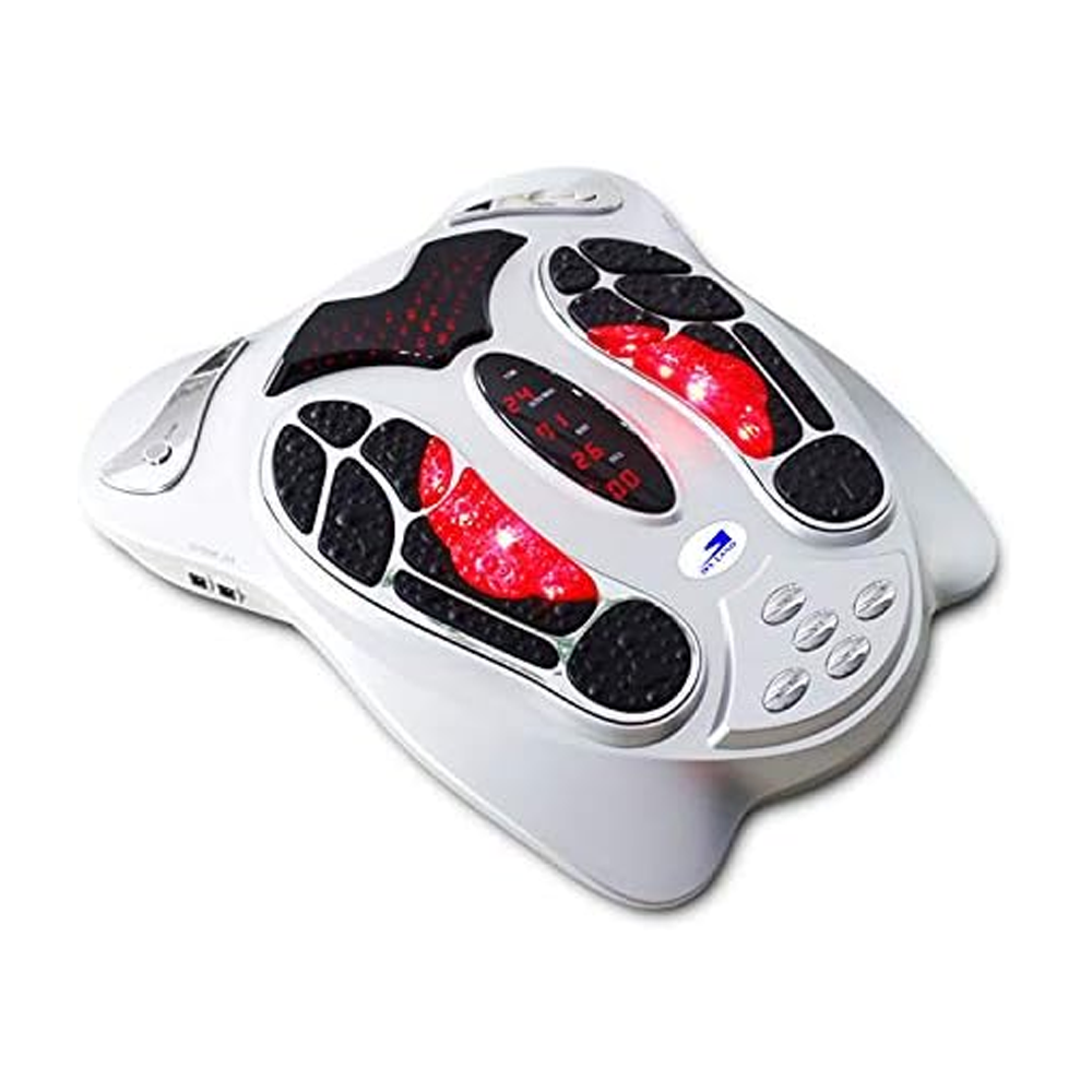 Foot Massager, Shiatsu Infrared Magnetic Wave Stimulator with 25 Modes, 99 Intensity Levels