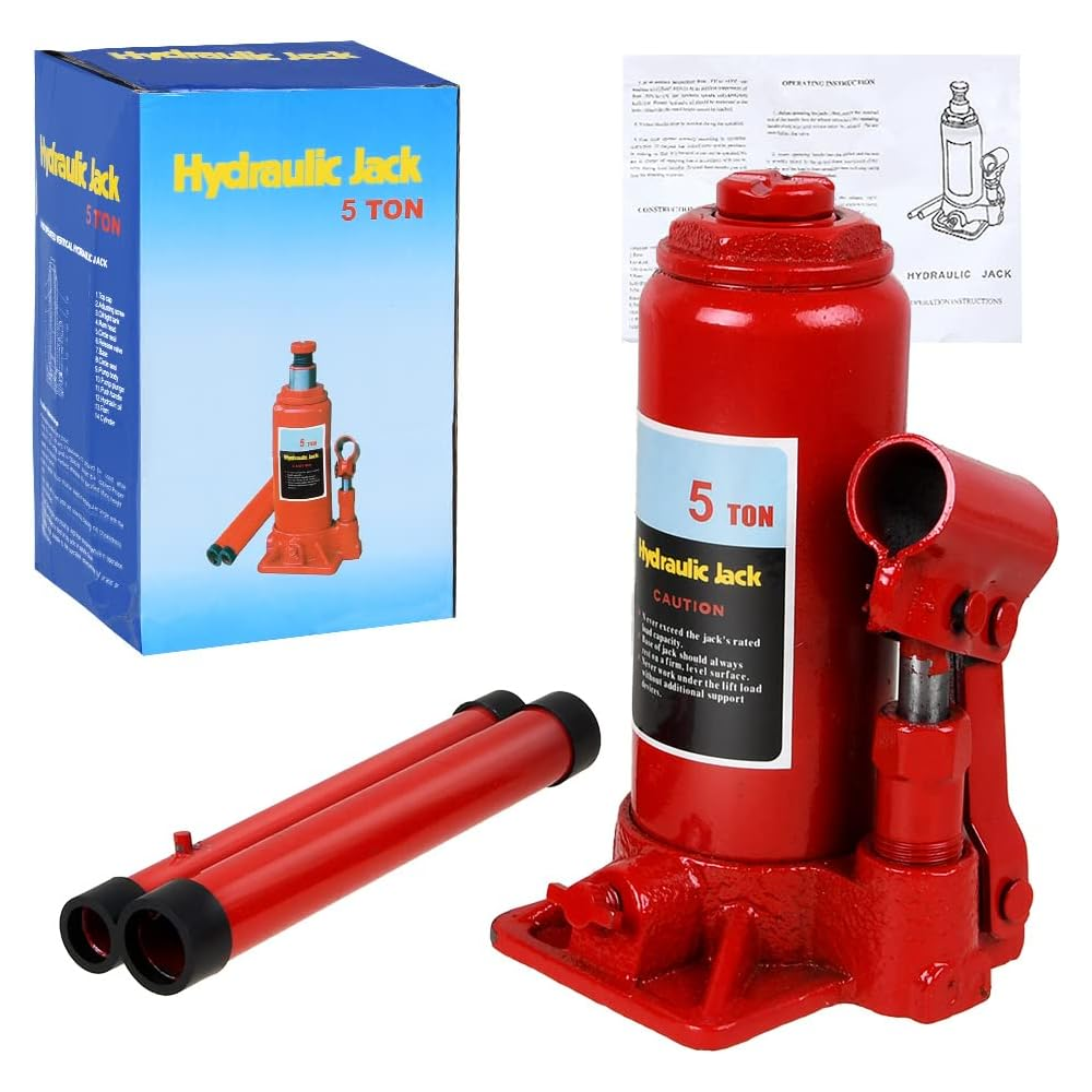 32/20/5 Ton Olmecs Hydraulic Bottle Jack Lifting Automotive Lifter Steel Car Vehicle Repair Tool Precise Applicatio