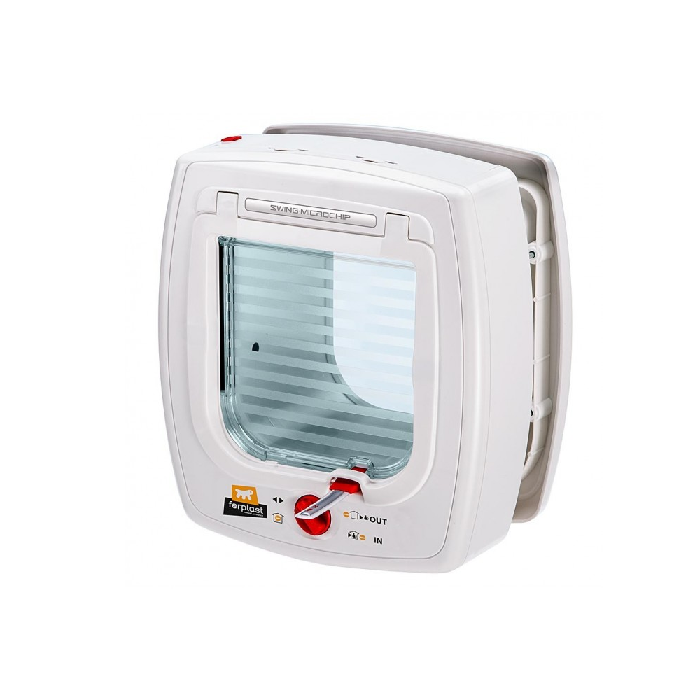 Ferplast Cat Flap Door Auto Swing Microchip Brown Colour Secure Identity Sensor Opening System (Copy)