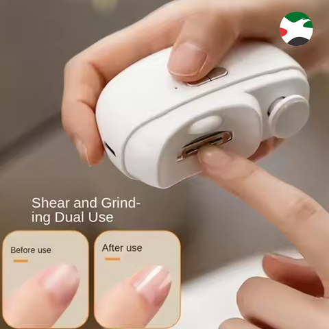 Lydsto Electric Nail Clipper with LED Light Automatic Nail Grinder Baby Trimmer Mini Manicure Tools Nail Care 2 in 1