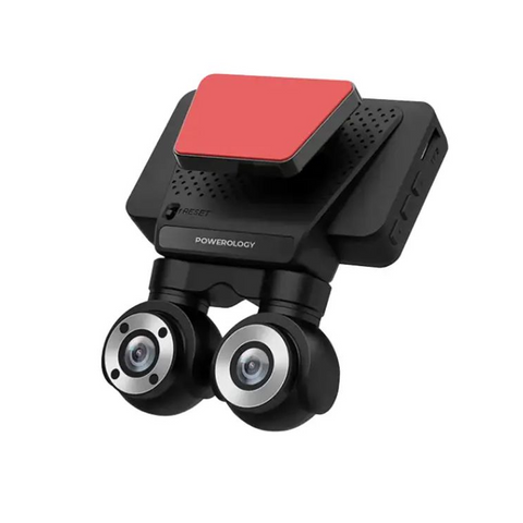 Powerology Dual Lens Dash Camera