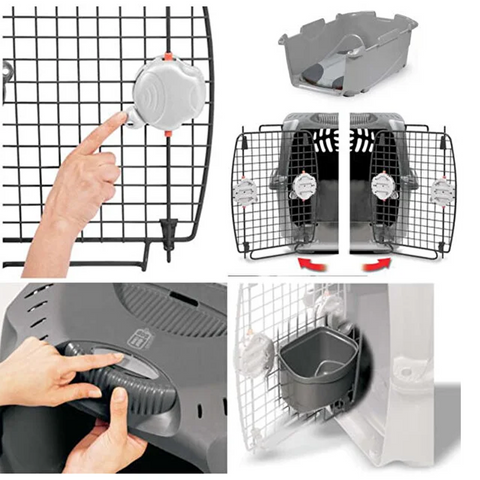 Hagen Dogit Design Cargo Dog Carrier-Gray, 2XLarge