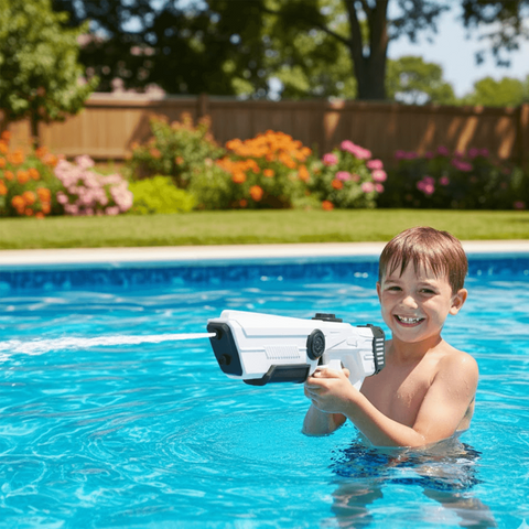 Water blaster electric machine gun
