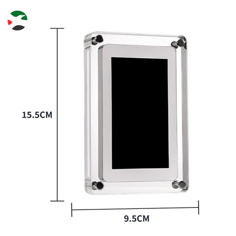 Olmecs 5 Inch Digital Picture Frame, Acrylic Video Frame, 8GB Memory