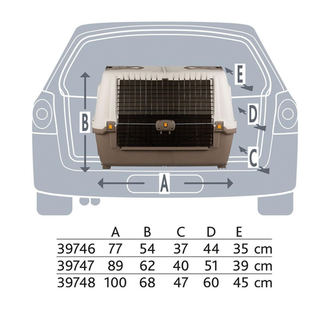 Skudo Car Model 100 Transport Box, 99 x 60 x 68 cm