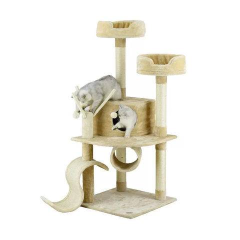 Go pet club 55″ whiskers cat tree for playful cats
