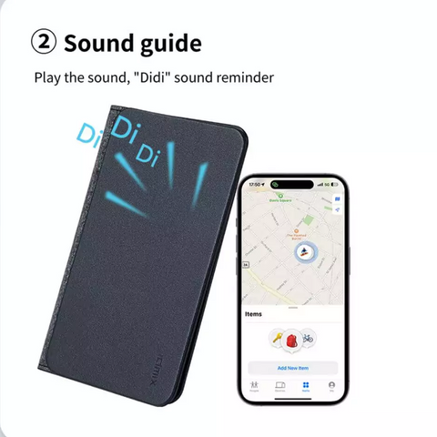 Idmix Air Passport (Air 02) | Smart Location Passport & Card Bag with Apple Find My Support