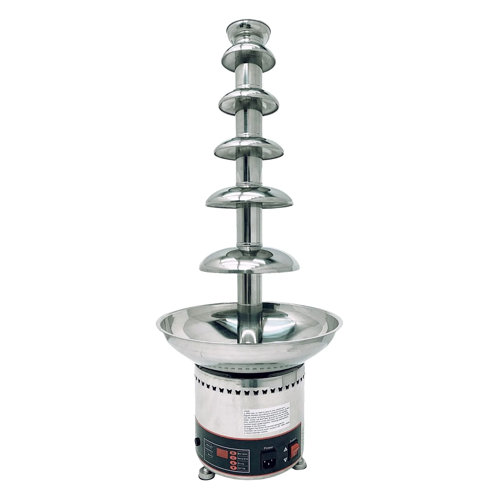 Electric Chocolate Fondue Fountain, 7 Tier Chocolate Melting Heating Machine
