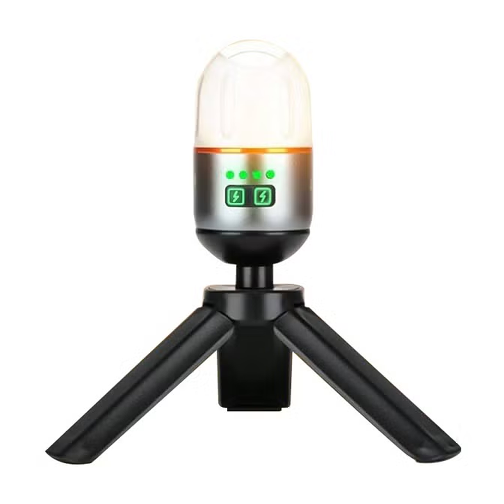 Portable Camping Tent Lamp Flashlight 400mAh 9 Light Modes for Outdoor Hiking