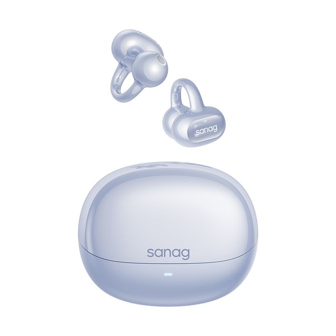 Sanag S8S AI Ear Headphones True Wireless Bluetooth 5.4 Open Ear Earbuds