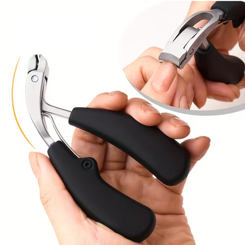 Olmecs Premium Nail Clippers, Modern Design with Stainless Steel Blade, Concave Edge & Wide Opening for Thick Nails