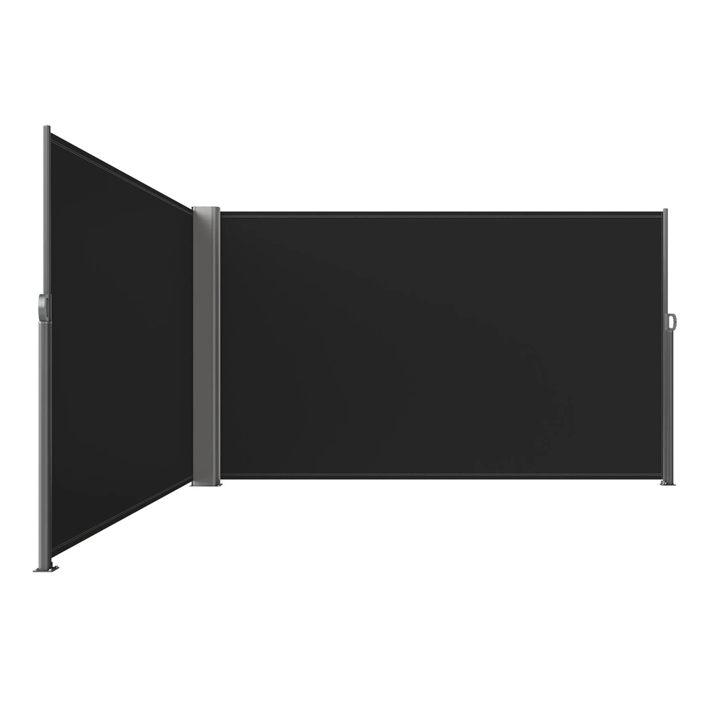 Olmecs Rugged Full Aluminum Rust-Proof Side Awning Patio Sunshine Privacy Divider (180x600Cm)