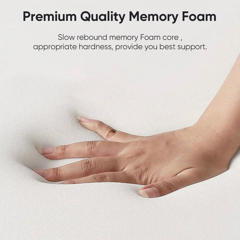 Car Cushion Lumbar Pillow Memory Foam Neck Support Cushion Breathable Car Headrest Lumbar Support Neck Pillow