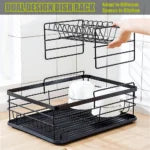 2 TIER DISH DRYING RACK