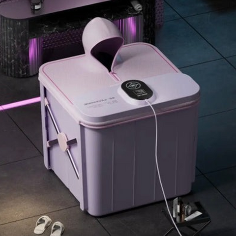 Volcano Bath Tub Automatic Heating Steam Bath Bucket For Adults