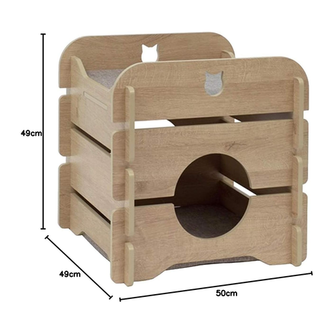 Catit Vesper Cat Furniture Cottage - Oak