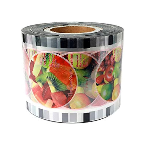 Plastic Juice Cup Sealing Machine Film with Random Face Emojis - Willow
