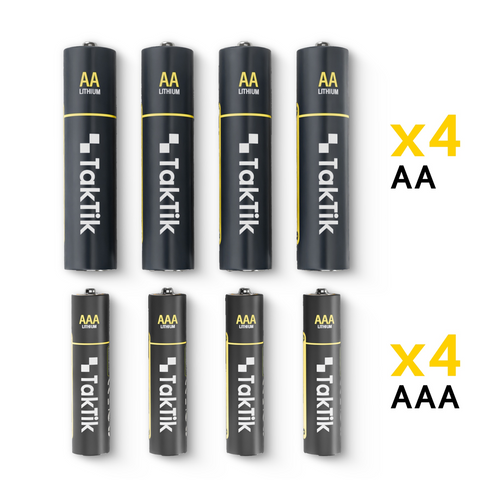 Taktik Powerpods Batteries With Charger with 8 Rechargeable 5V Batteries