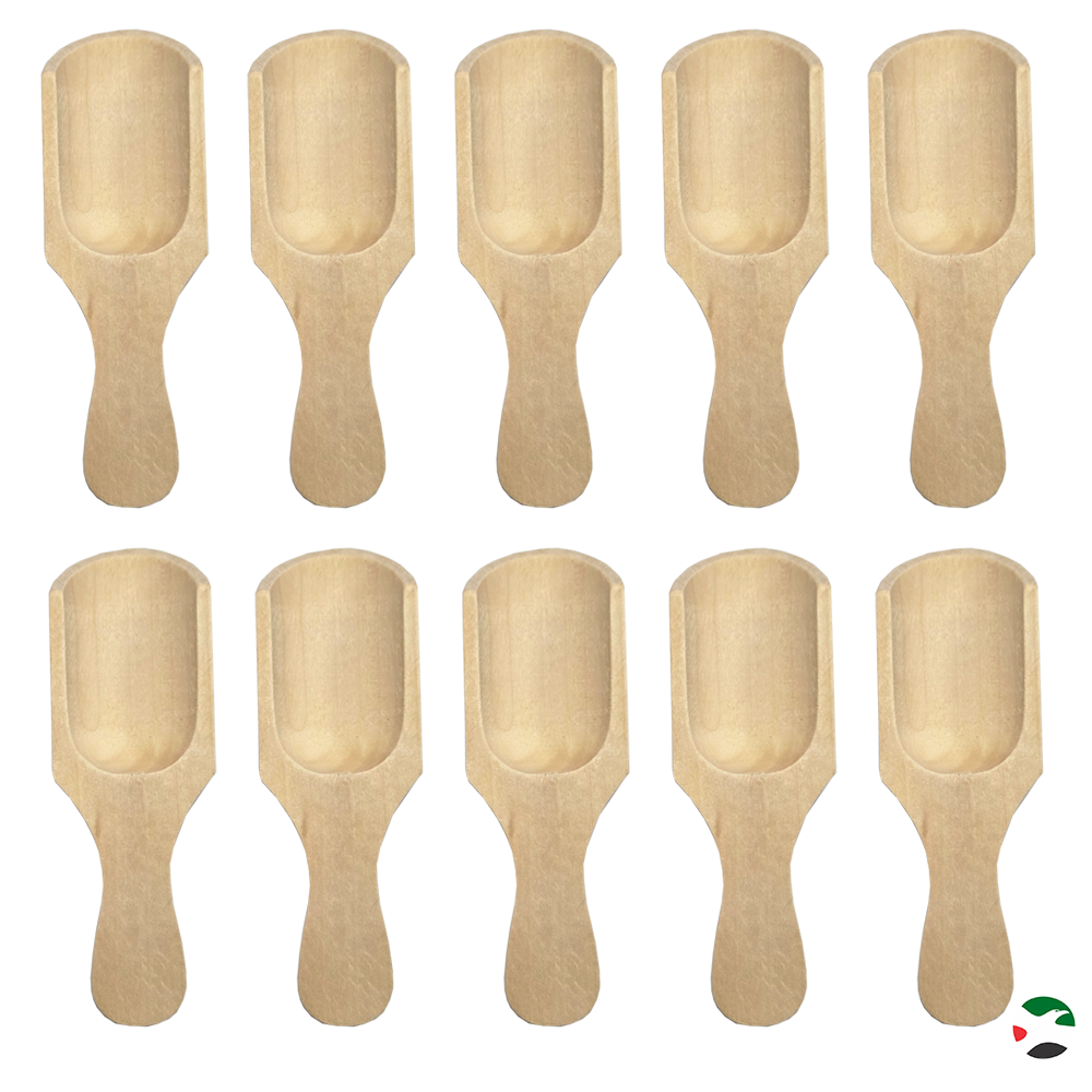 Willow 12Pcs Mini Wooden Spoon, Bath Salt, Bamboo Spoon, Powder Spoon, Tea Spoon