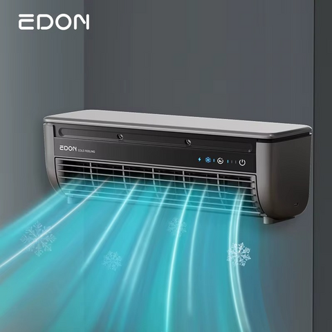 Edon Electric Portable Wall Mounted Mini air Conditioner Rechargeable Table Cooling Fan
