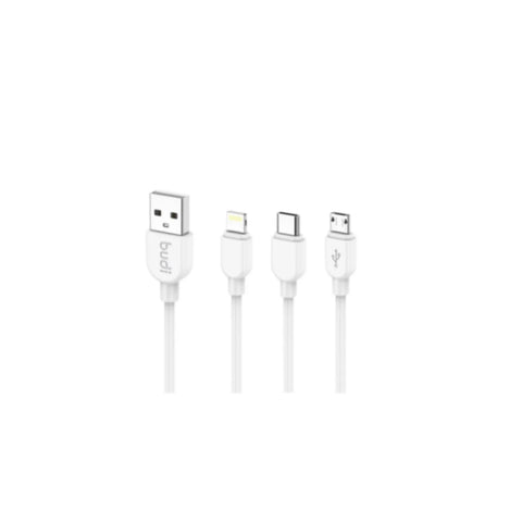 Budi Car Charger 2 ports 1M Cable CC631LB