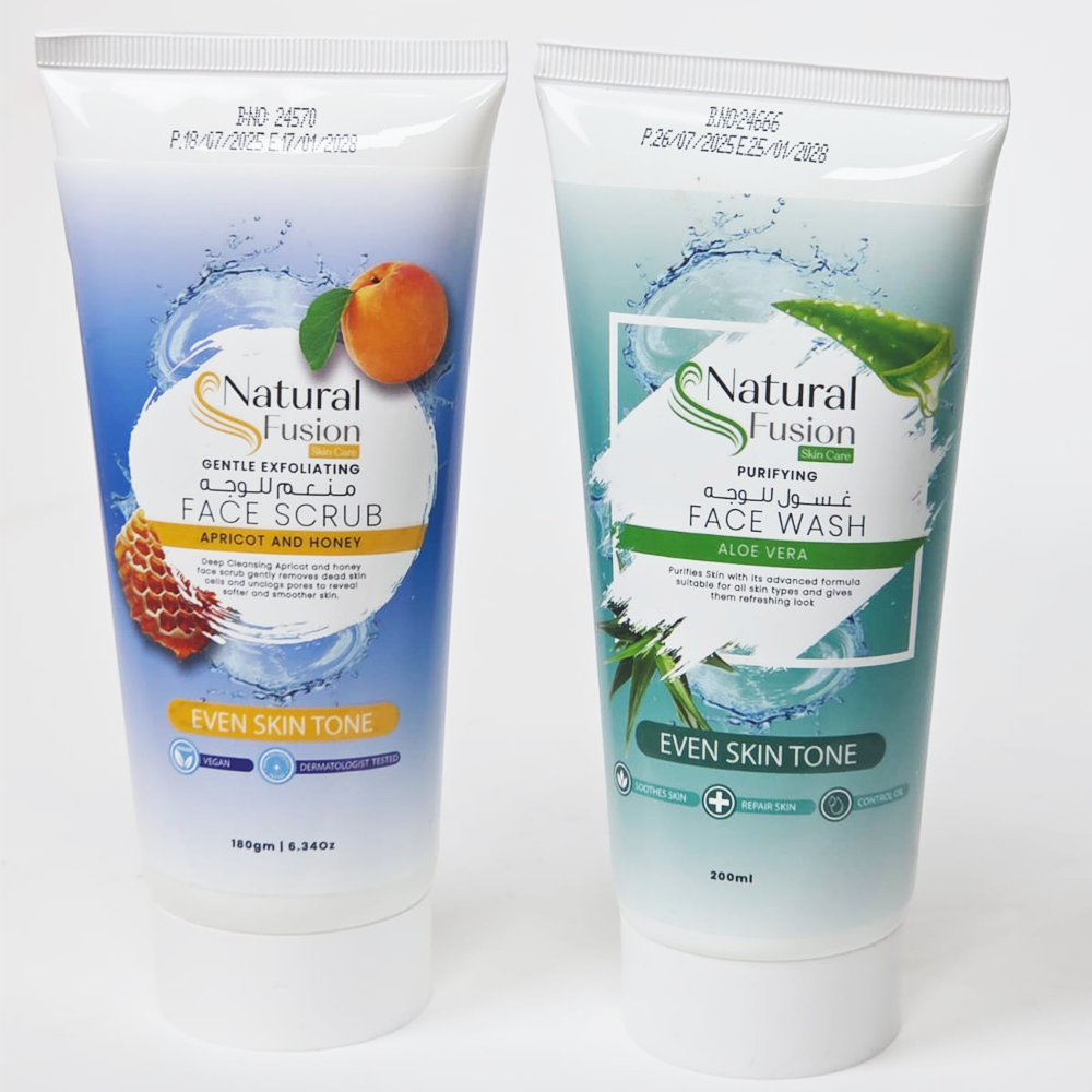 Swish Super Natural Fusion Face Wash & Scrub Gentle Exfoliating & Purifying