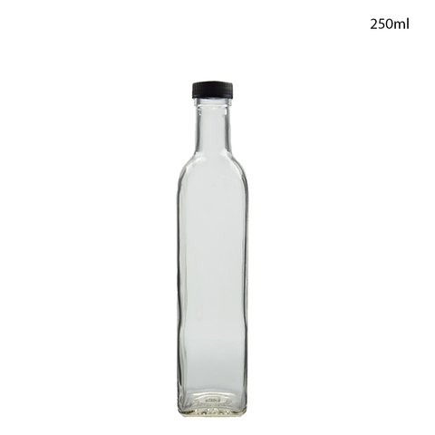 Willow Square Clear Olive Oil Bottle 500ml (24Pcs/Ctn)
