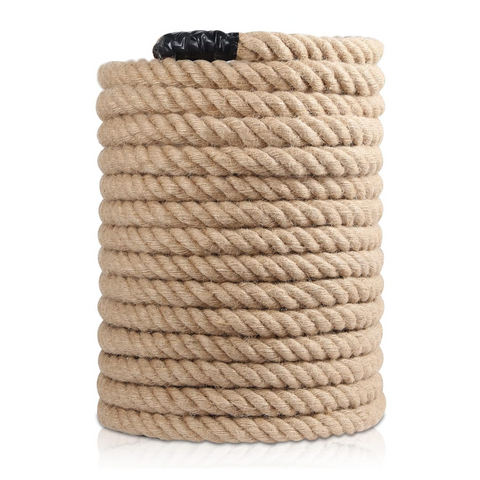 Strong Hemp 32mm x 91.4 mm  Twine Cord for DIY Crafts, Decoration, Gift Wrapping, Garden, Boating, Hanging and Packing and Pets - Eco-Friendly, Durable Utility Rope (4mm To 32mm)