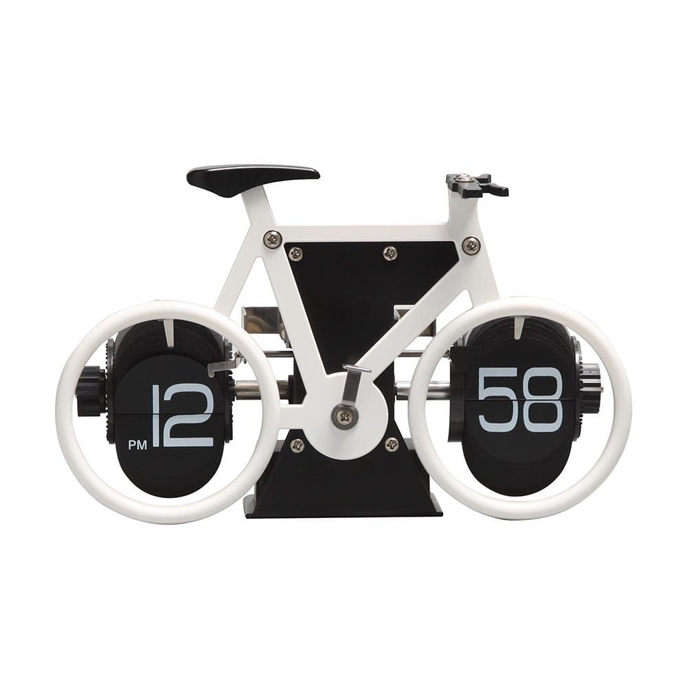 OLMECS Bicycle Shaped Flip Clock
