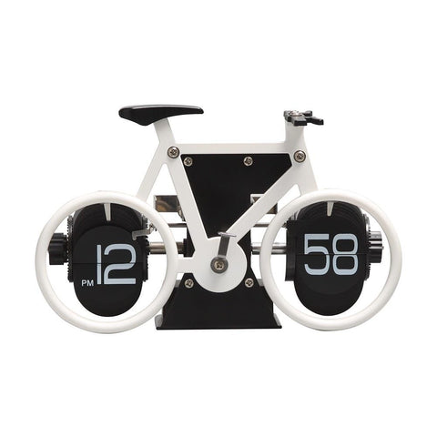 OLMECS Bicycle Shaped Flip Clock