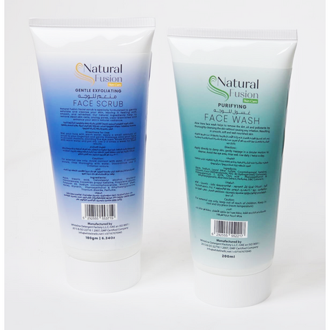 Swish Super Natural Fusion Face Wash & Scrub Gentle Exfoliating & Purifying