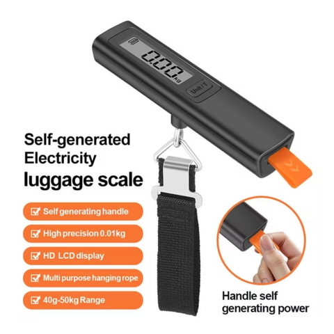 Luggage Digital Scale Pro – Battery-Free Self Powered Digital Luggage Scale
