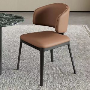 Olmecs Home and  Hotel Restaurant and Office Visitor Chair (orange)