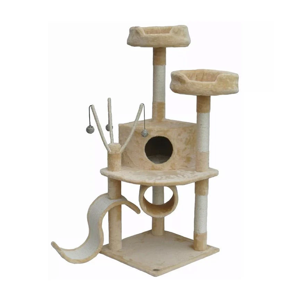 Go pet club 55″ whiskers cat tree for playful cats