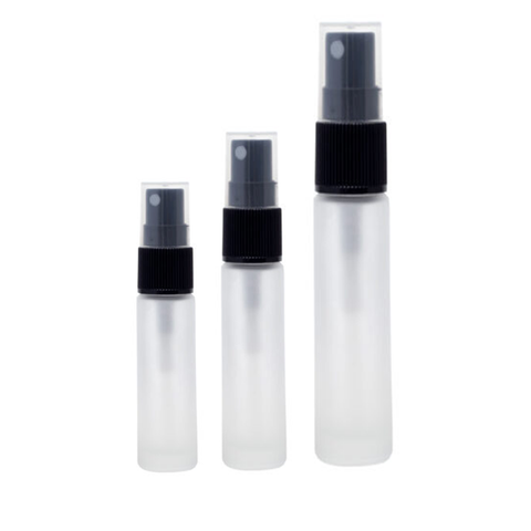 120 Pc Pack 3ml Mini Frosted Plastic Spray Bottle for Perfume (3ml) - Willow