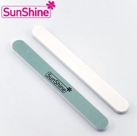 SUNSHINE Nail Shine Buffer Nail File 600/3000 Grit, Two Side Manicure and Pedicure Tools (15 PIECES (1 PACK))