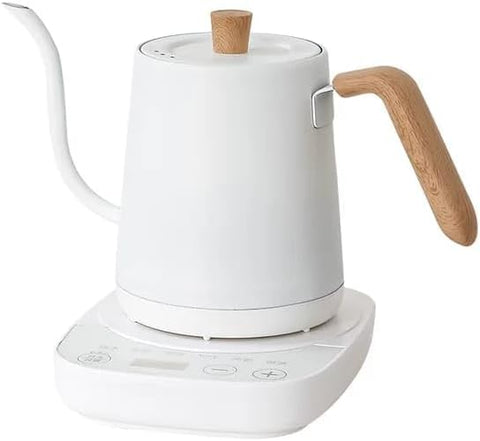 Olmecs Wooden handle Gooseneck Electric Pour Over Kettle with Temperature Control