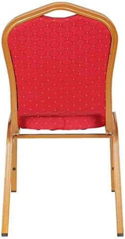 Olmecs Single Banquet Chair for Hall, Marriage, Stackable - RED