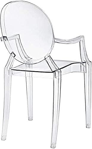 Olmecs Plastic Stool Transparent Color Acrylic Dining Chair Crystal Stool Bar