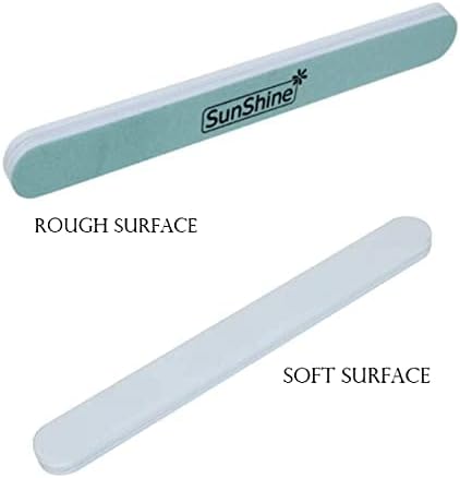 SUNSHINE Nail Shine Buffer Nail File 600/3000 Grit, Two Side Manicure and Pedicure Tools (15 PIECES (1 PACK))