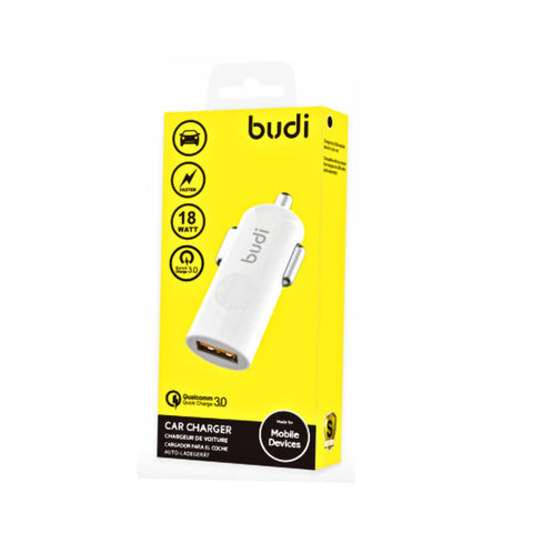 Budi 18W QC 3.0 Car Charger CC062QW