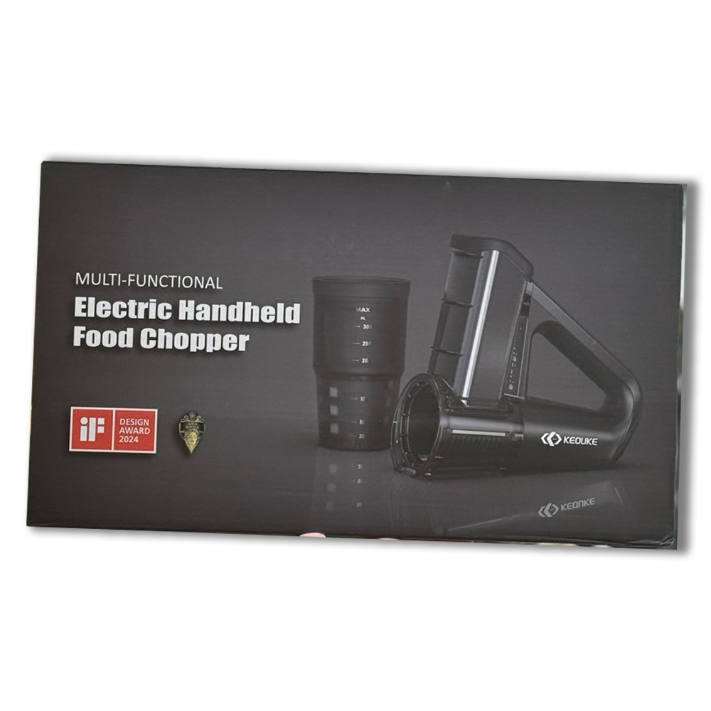 KEOUKE Electric Handheld Cordless Food Slicer/Grater/Shredder/Ice Shaver