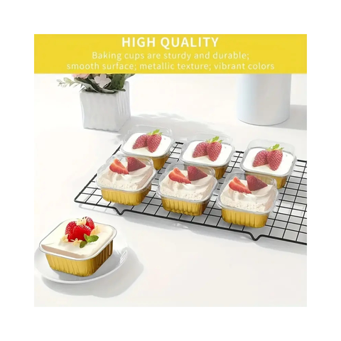 Olmecs Multi-Purpose Aluminum Food Container with Lid (150ml) – 25pcs