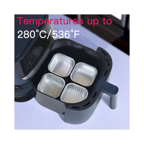 Olmecs Multi-Purpose Aluminum Food Container with Lid (150ml) – 25pcs