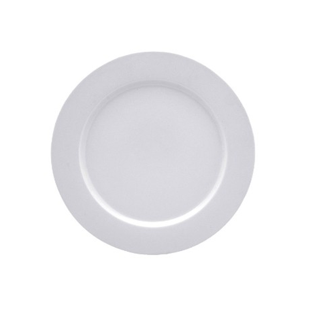 Olmecs Melamine Premium Side Plates Set - 20.5Cms White 30Pc / Pack