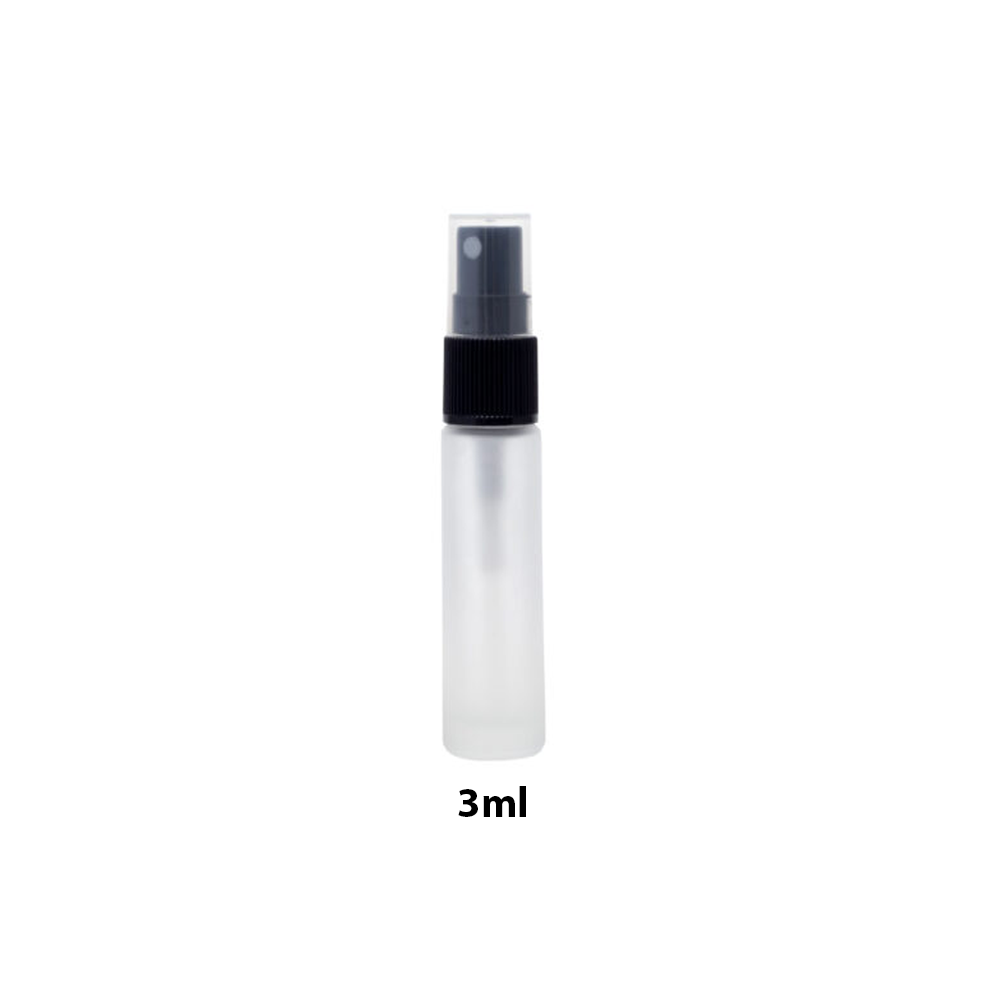 120 Pc Pack 3ml Mini Frosted Plastic Spray Bottle for Perfume (3ml) - Willow