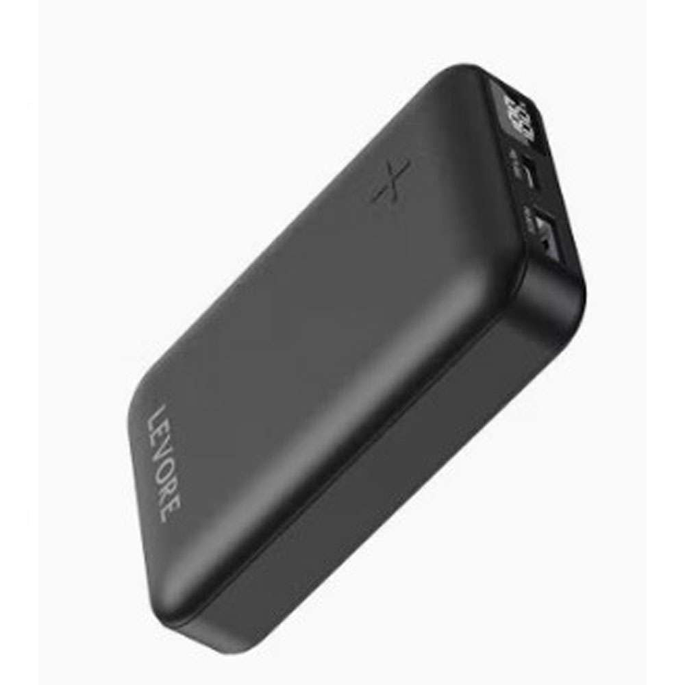 Levore Powerbank PD 20 W 10000 mah 2 Port Black, LP221-BK